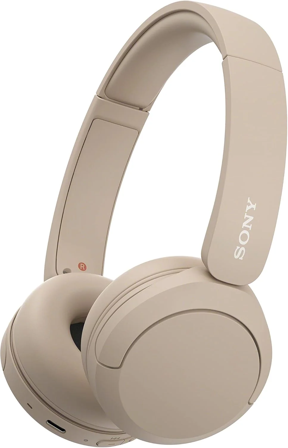 Auriculares Bluetooth Sony WH-CH520 com 50h de autonomia bege