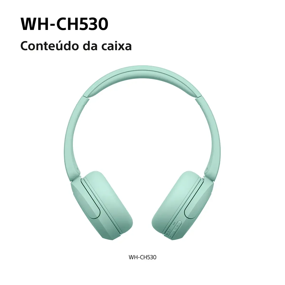 Auscultadores Sony WH-CH530G Bluetooth Headband Autonomia 55h DSEE Ligação Multiponto Verde - Imagem 9