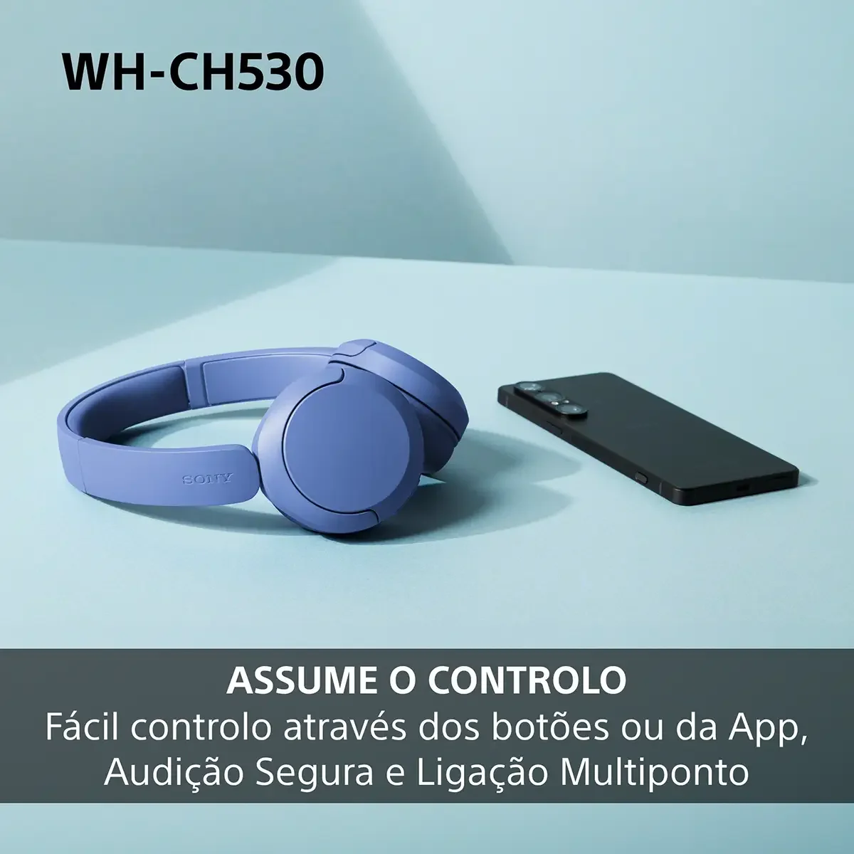 Auscultadores Sony WH-CH530G Bluetooth Headband Autonomia 55h DSEE Ligação Multiponto Verde - Imagem 7