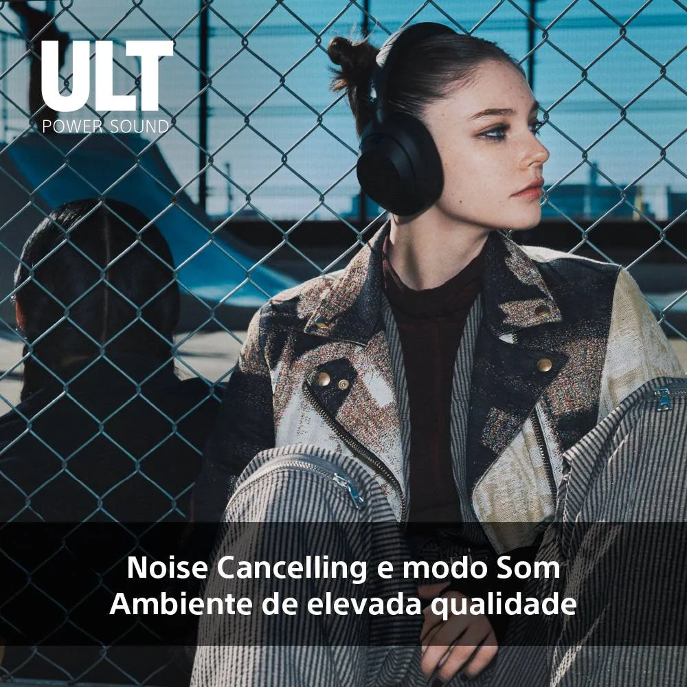 Auscultadores Bluetooth Sony WH-ULT900N ULT WEAR NC 30h Preto - Imagem 4