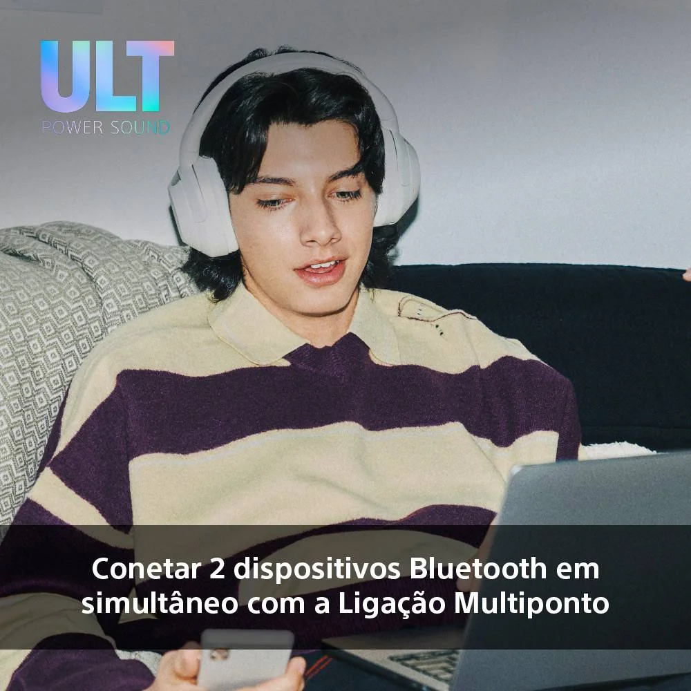 Auscultadores Bluetooth Sony WH-ULT900N ULT WEAR NC 30h Preto - Imagem 7