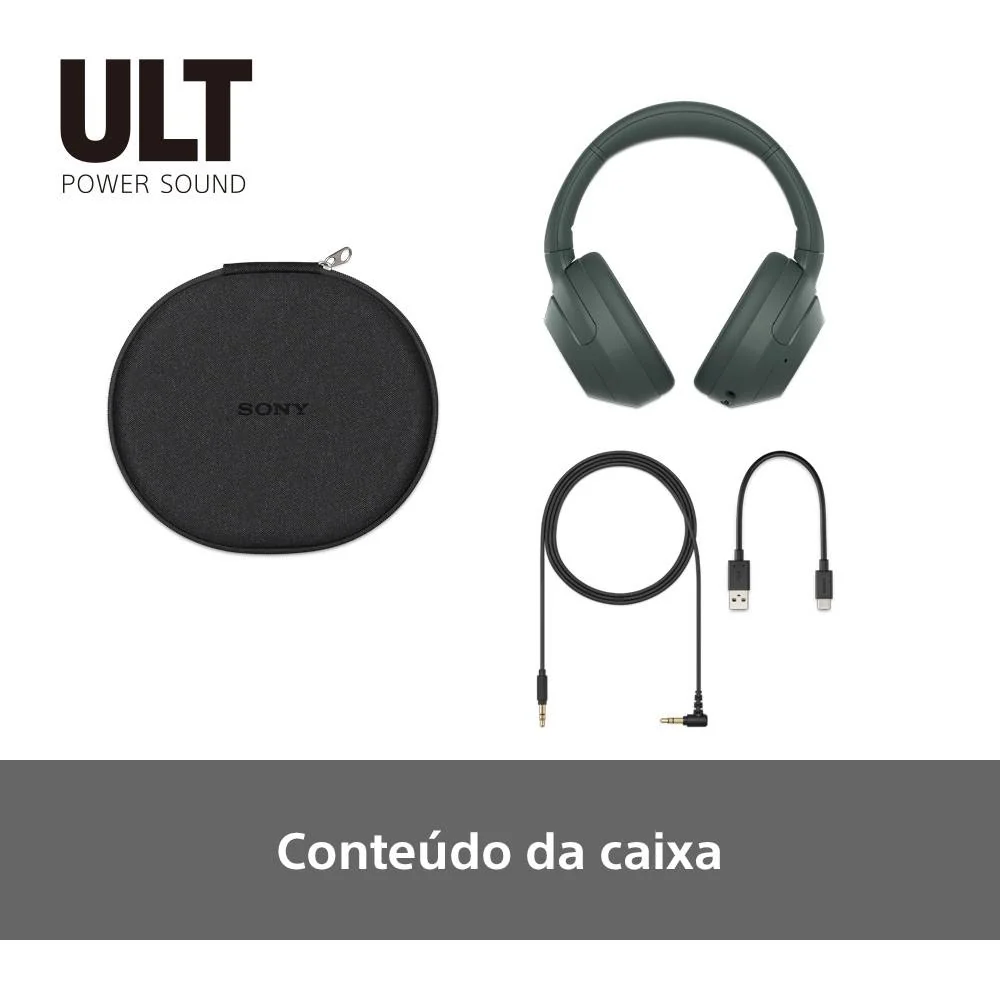 Auscultadores Sony WH-ULT900N ULT Wear Bluetooth Noise Cancelling 30h Multipoint Bass Boost Cinza - Imagem 10