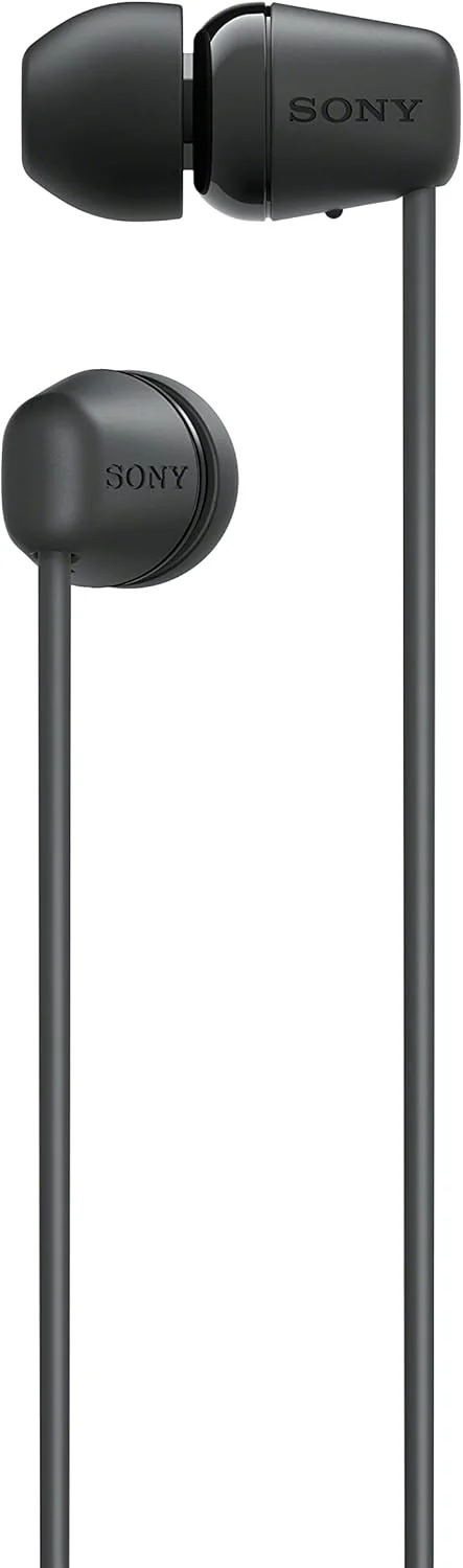 Auriculares In-Ear Bluetooth Sony WI-C100 com Banda de Pescoço 25h Autonomia IPX4 Preto - Imagem 2