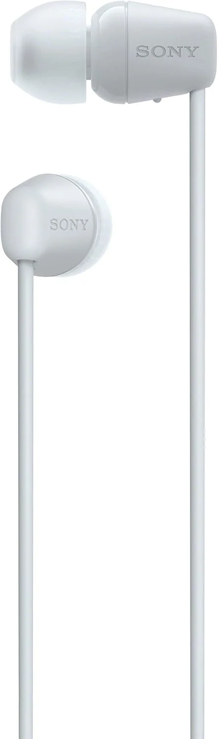 Auriculares Bluetooth Sony WI-C100 In-Ear IPX4 25h Branco - Imagem 2