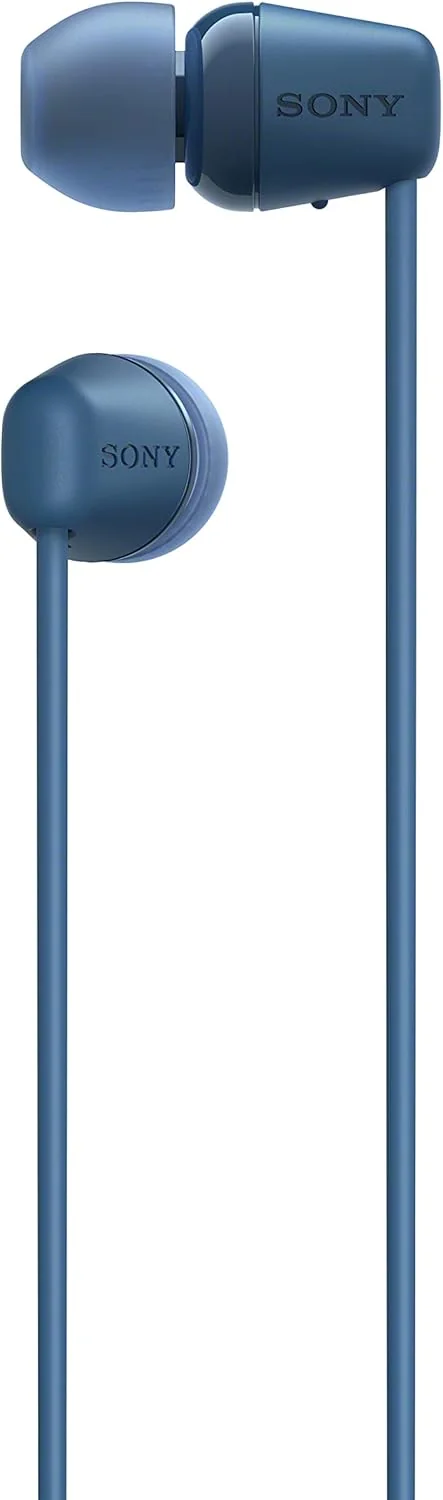 Auriculares Bluetooth Sony WI-C100 In-Ear IPX4 25h Azul - Imagem 2