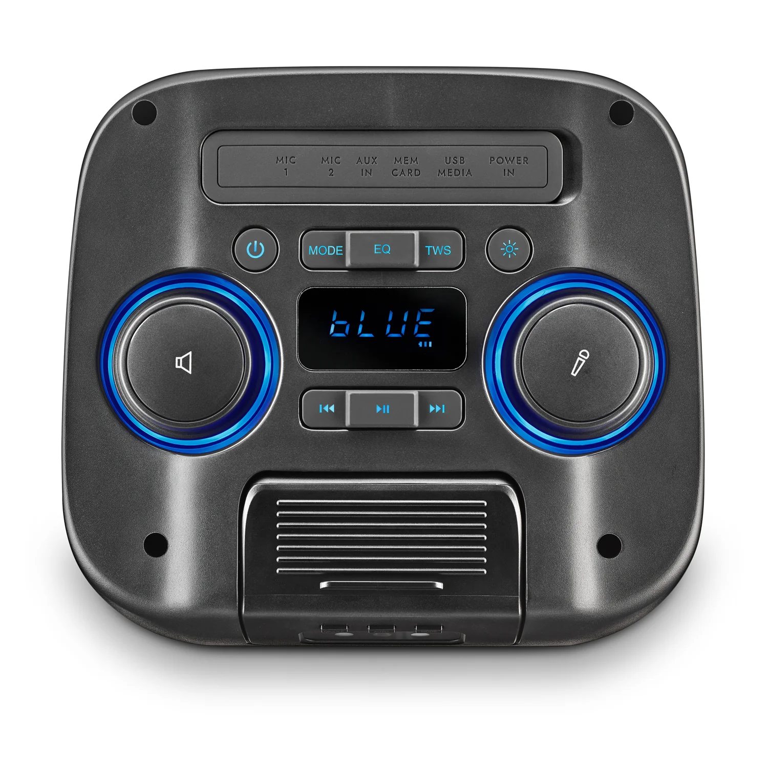 Coluna Bluetooth NGS Wild Club Portátil 80W TWS IPX6 com Luzes Laser Preto - Imagem 5