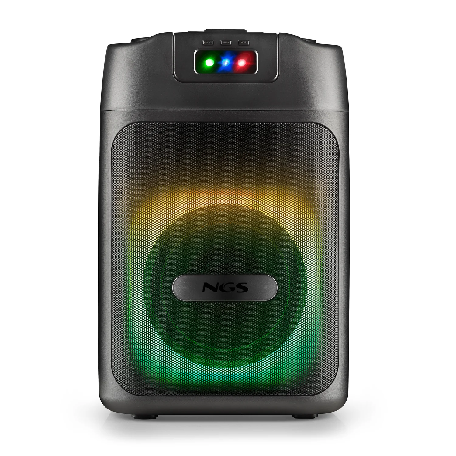Coluna Bluetooth NGS Wild Club Portátil 80W TWS IPX6 com Luzes Laser Preto - Imagem 2