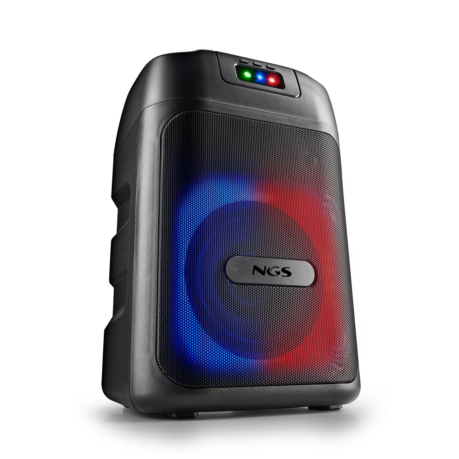 Coluna Bluetooth NGS Wild Club Portátil 80W TWS IPX6 com Luzes Laser Preto - Imagem 3