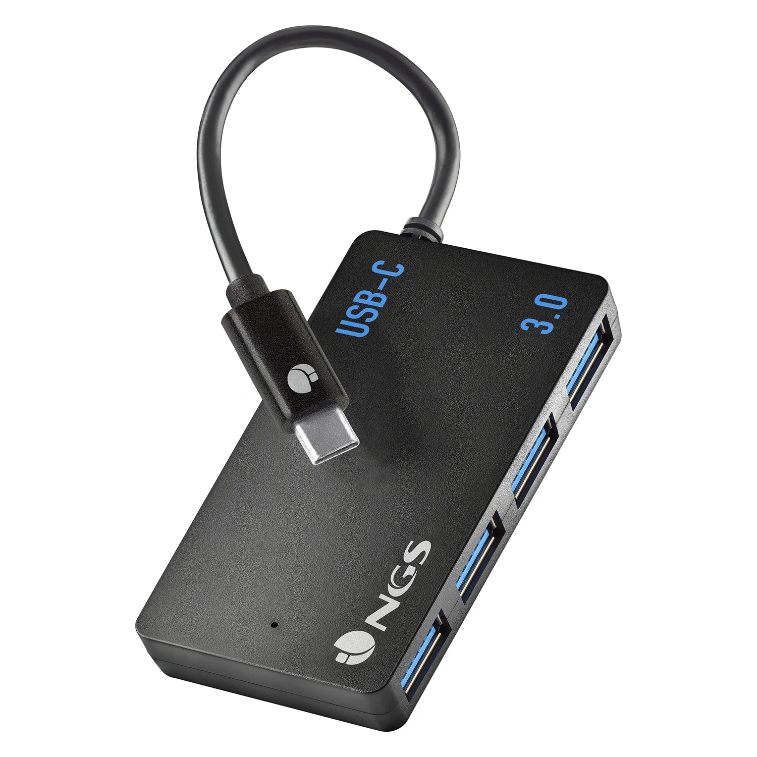 Hub USB NGS Wonder iHub4 USB-C para 4 Portas USB 3.0 Plug and Play - Imagem 1
