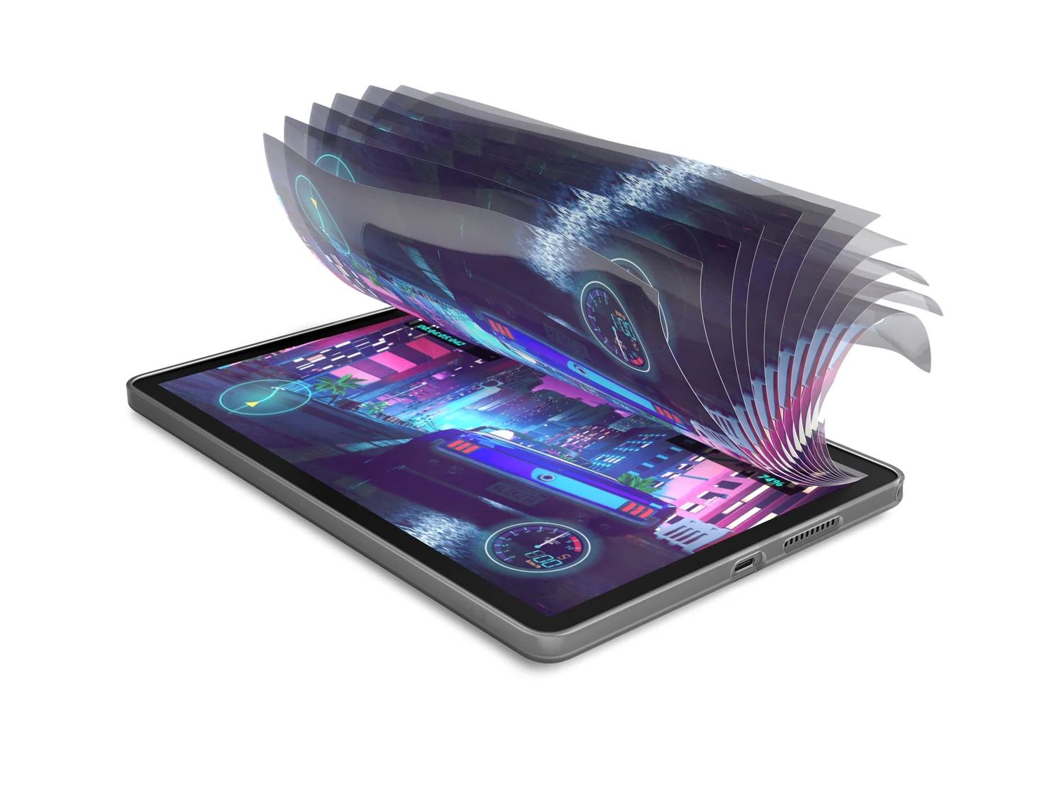 Tablet Lenovo Tab TB311FU 10.1" WUXGA MediaTek Helio G85 4GB 64GB Wi-Fi Cinzento Luna + Capa - Imagem 14