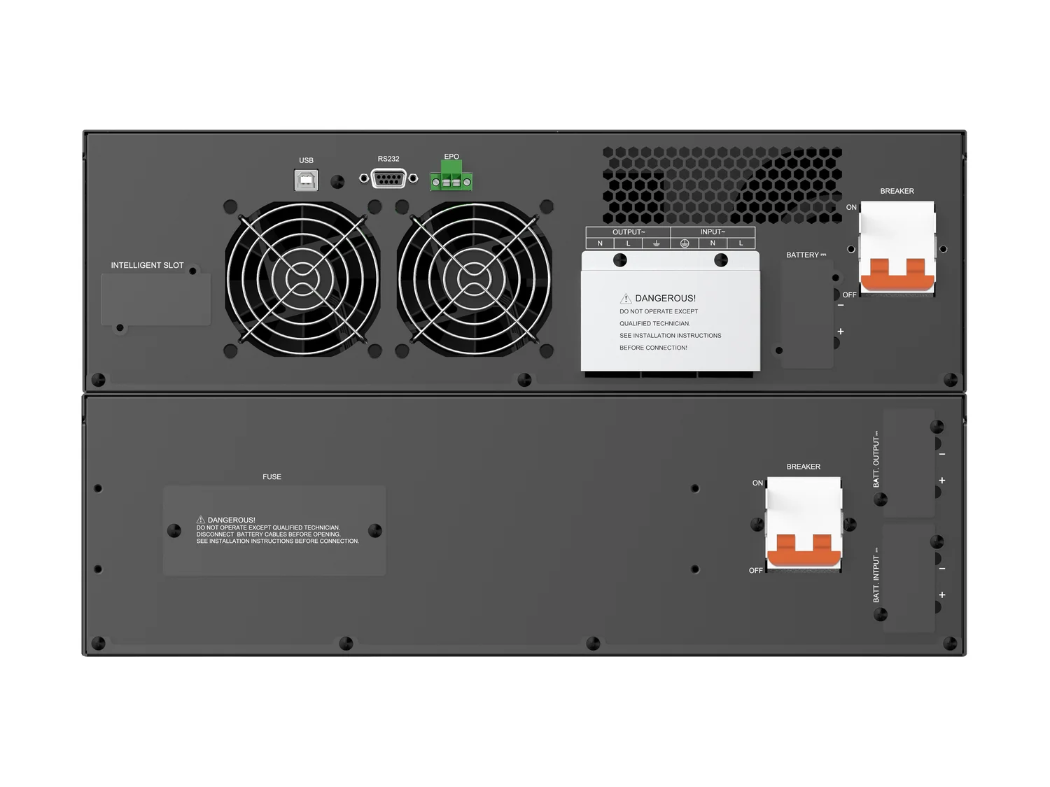 UPS online Conceptronic ZEUS51E6K 6000VA 6000W dupla conversão rack/torre - Imagem 3
