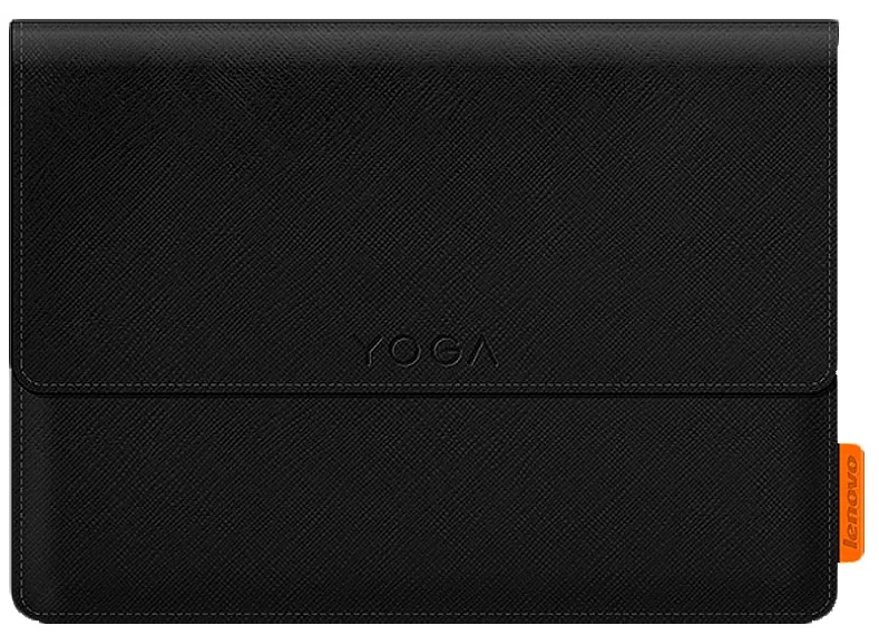 Capa para tablet Lenovo Yoga Tab 3 10" em couro preto resistente a riscos