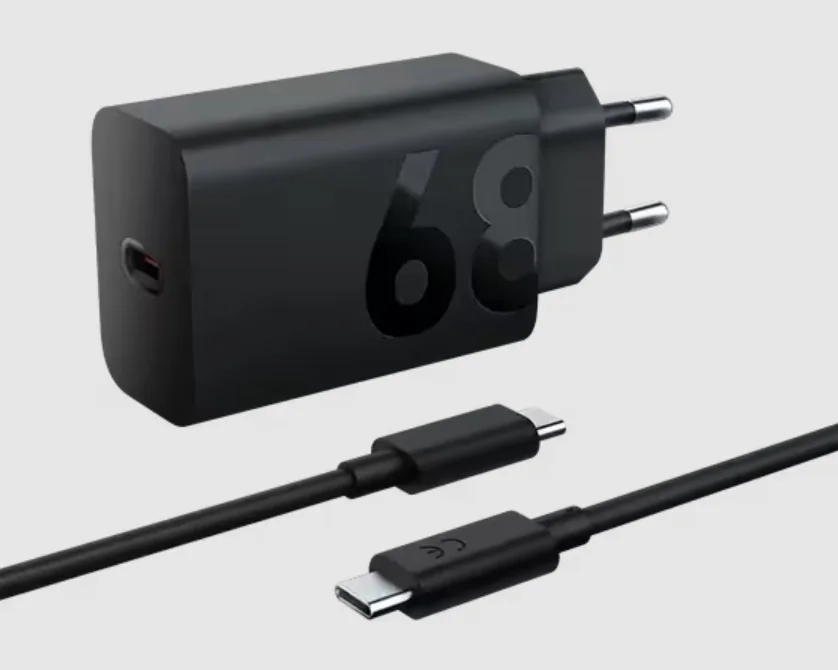 Carregador USB-C Lenovo 68W Wall Charger Universal Preto - Imagem 2