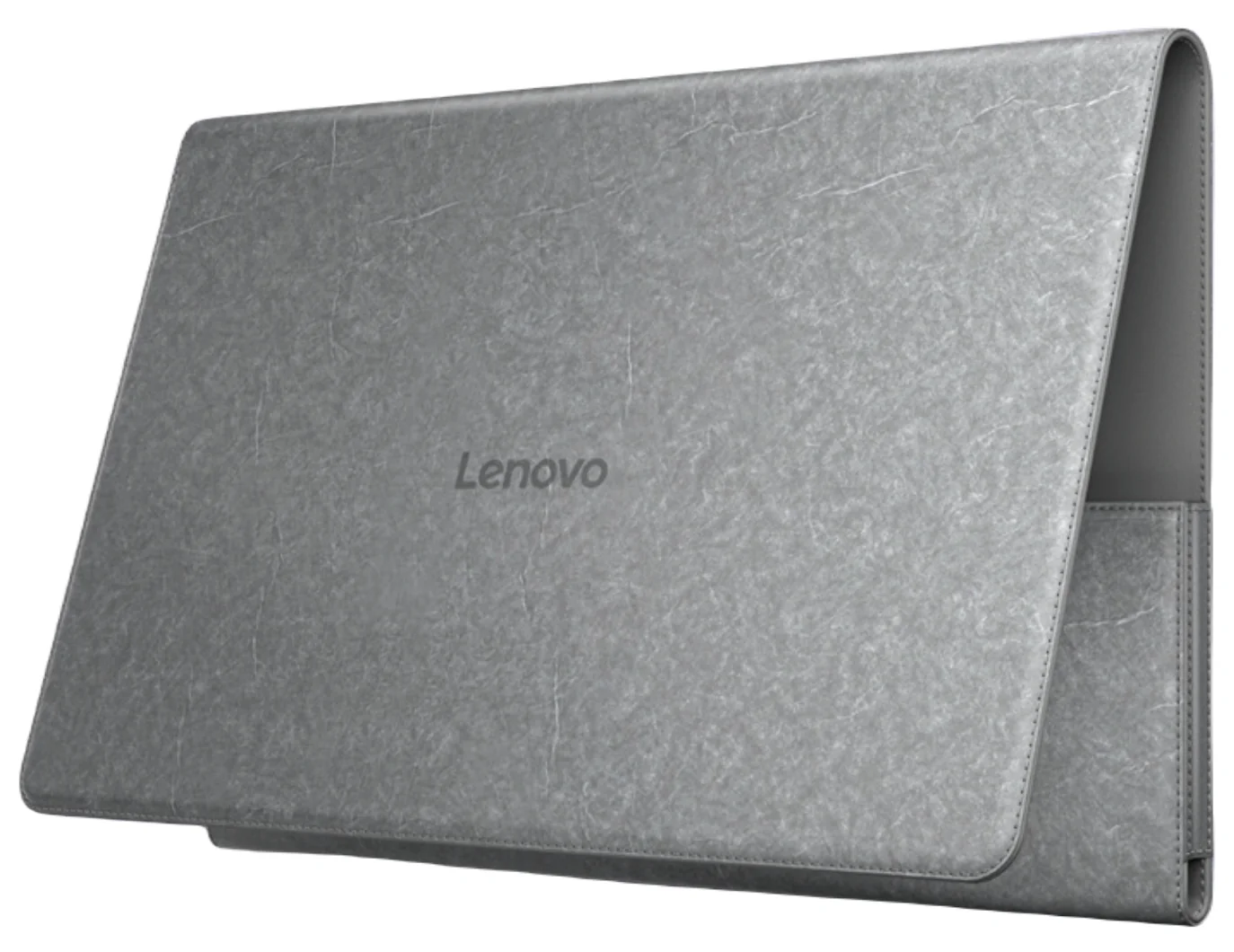 Estojo Lenovo Tab Plus para Tablet 11.5" em Imitação de Pele - Cinzento - Imagem 2
