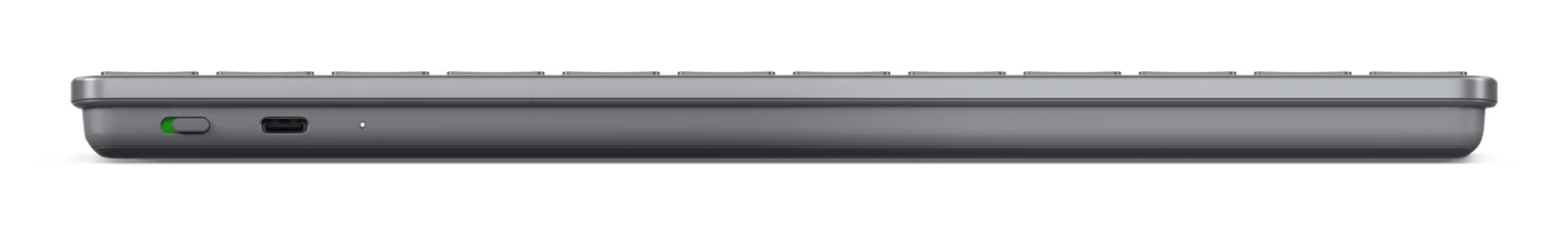 Teclado Sem Fios Lenovo Multi-Device Tab Bluetooth USB-C Layout Português/Inglês UK Cinzento - Imagem 6