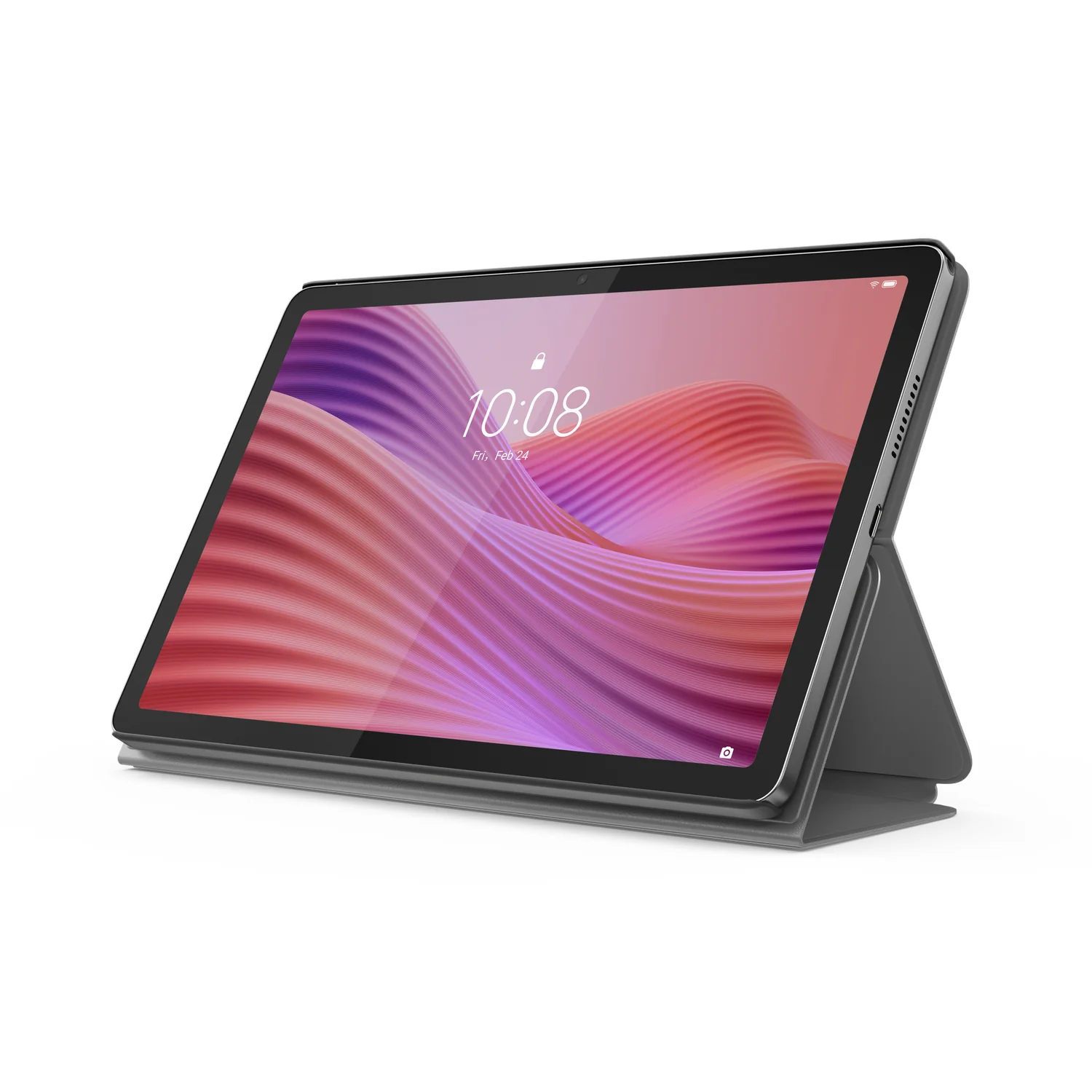 Capa Lenovo Folio Case para Tab 10.1" Cinzento Plástico PU ZG38C06653 - Imagem 7
