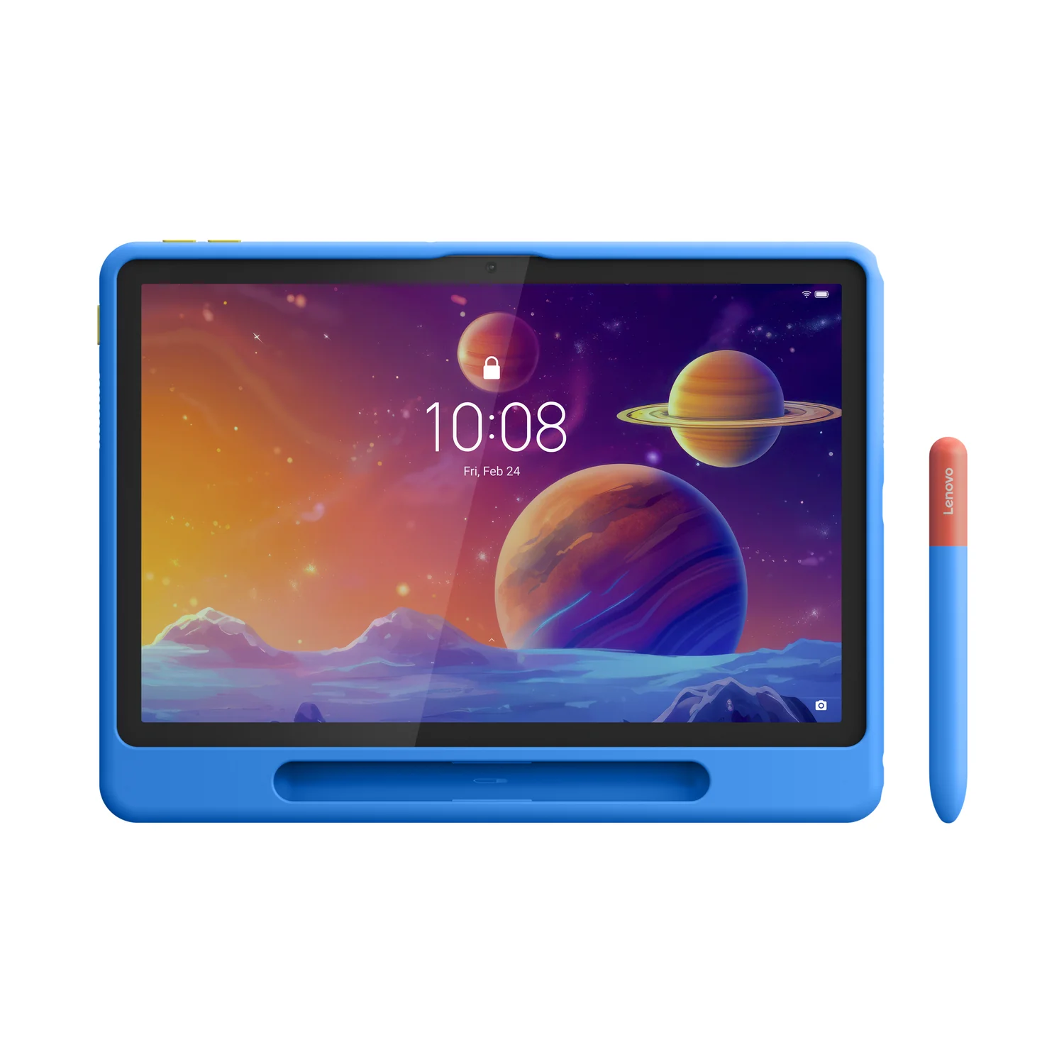 Capa de Proteção Lenovo Play Suite para Lenovo Tab Plástico PU e Silicone Azul - Imagem 7