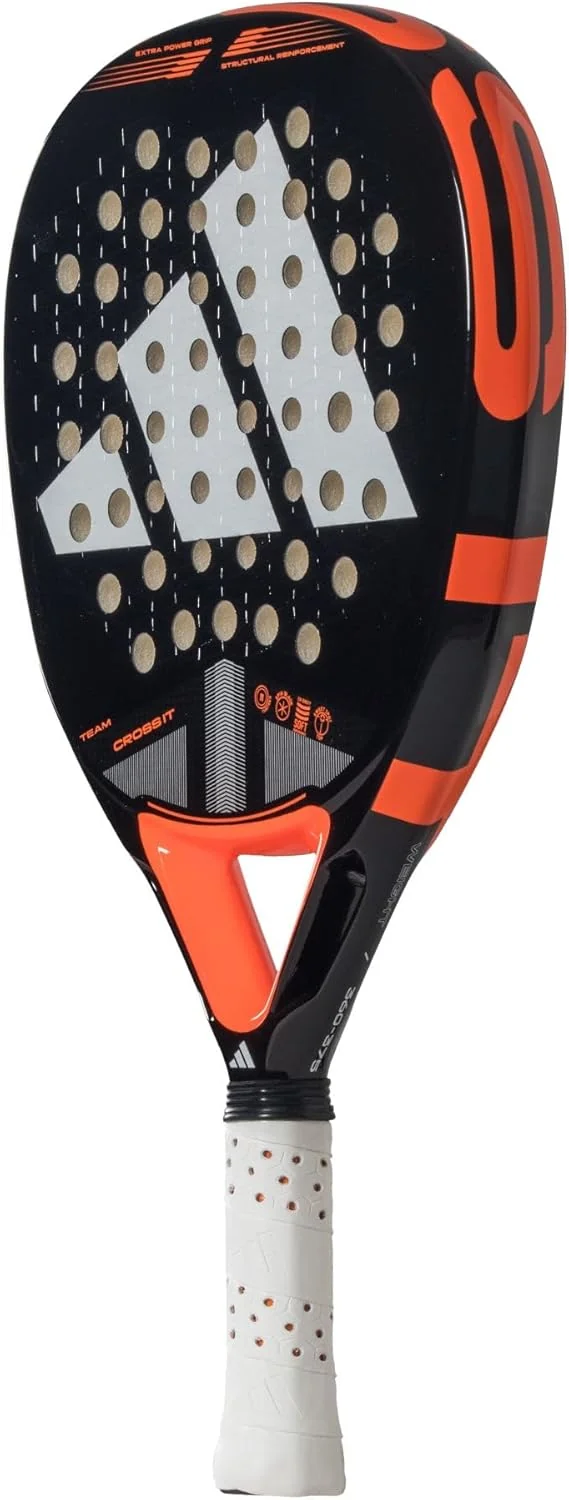 Raquete de Padel ADIDAS Cross It Team 3.4 2025 Fibra de Vidro EVA Soft Performance Preto e Laranja - Imagem 2