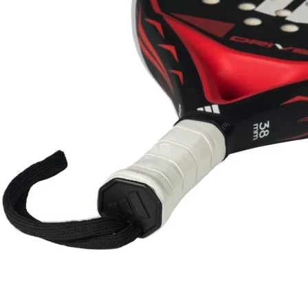 Raquete de Padel Adidas Drive 3.5 2026 Fibra de Vidro Forma Redonda 360-375g Preto e Vermelho - Imagem 5