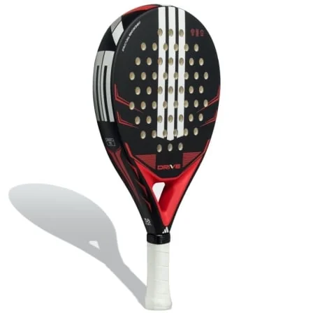 Raquete de Padel Adidas Drive 3.5 2026 Fibra de Vidro Forma Redonda 360-375g Preto e Vermelho - Imagem 2