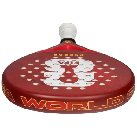 Raquete de Padel Adidas España Copa del Mundo 2026 Nível Intermédio Smart Holes Vermelho - Imagem 4