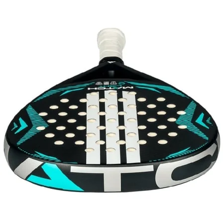 Raquete de Padel Adidas Match Light 2026 Formato Allround Fibra de Vidro Preto - Imagem 4