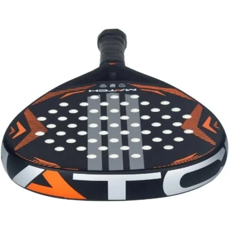 Raquete de Padel ADIDAS Match 3.5 2026 Formato Lágrima 360-375g Fibra de Vidro Preto e Laranja - Imagem 5