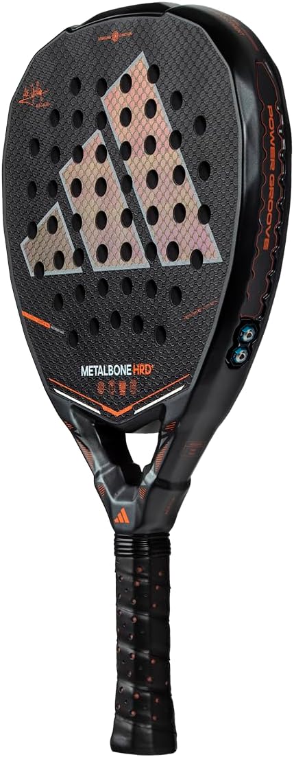 Pala de Padel Adidas Metalbone HRD+ 2026 Ale Galán Carbono 16K Preto e Vermelho - Imagem 3