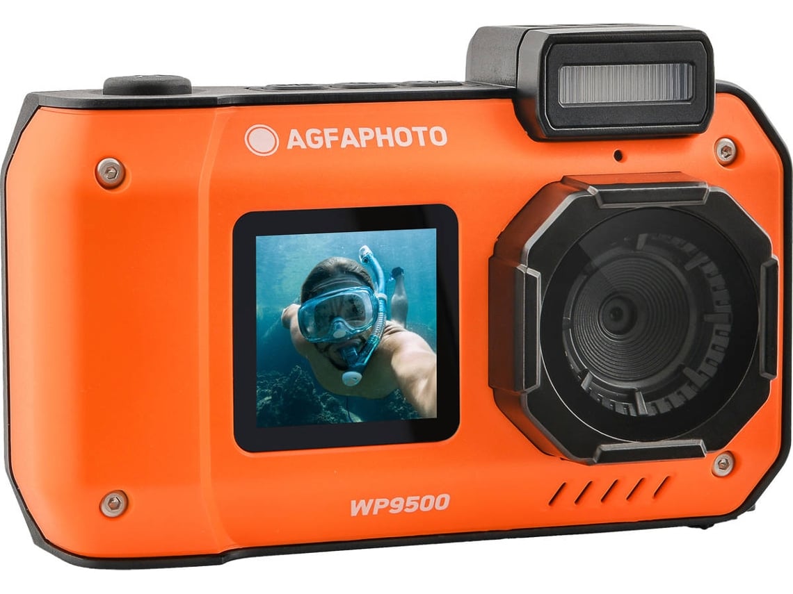 Câmara Digital Desportiva AgfaPhoto Realishot WP9500/ 24MP/ Laranja - Imagem 2