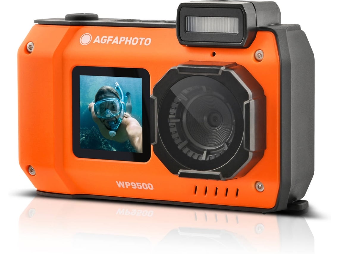 Câmara Digital Desportiva AgfaPhoto Realishot WP9500/ 24MP/ Laranja - Imagem 3