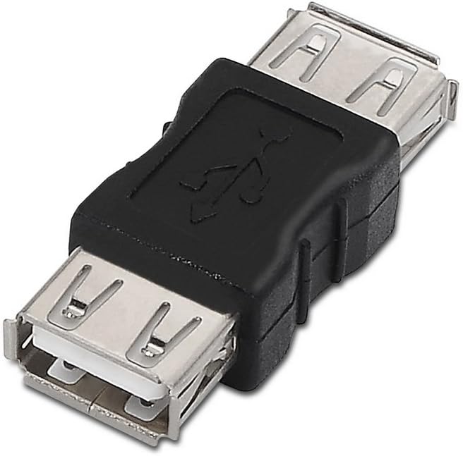 Adaptador USB 2.0 Aisens A103-0037/ USB Fêmea - USB Fêmea