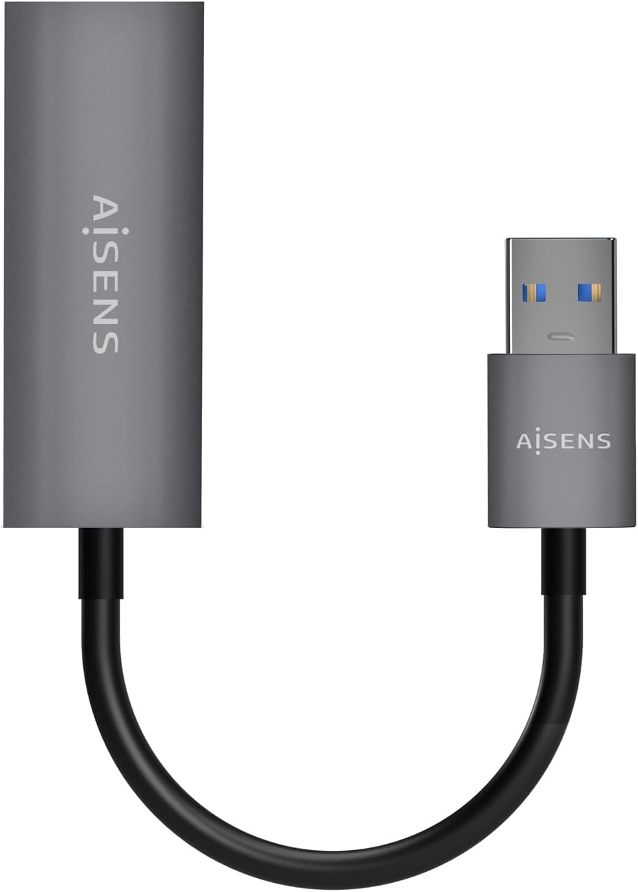 Adaptador USB 3.0 - RJ45 Aisens A106-0708/ 1000Mbps - Imagem 2
