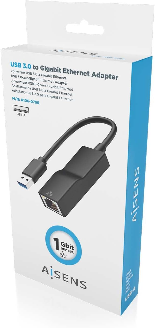 Adaptador USB 3.0 - RJ45 Aisens A106-0766/ 1000Mbps - Imagem 6