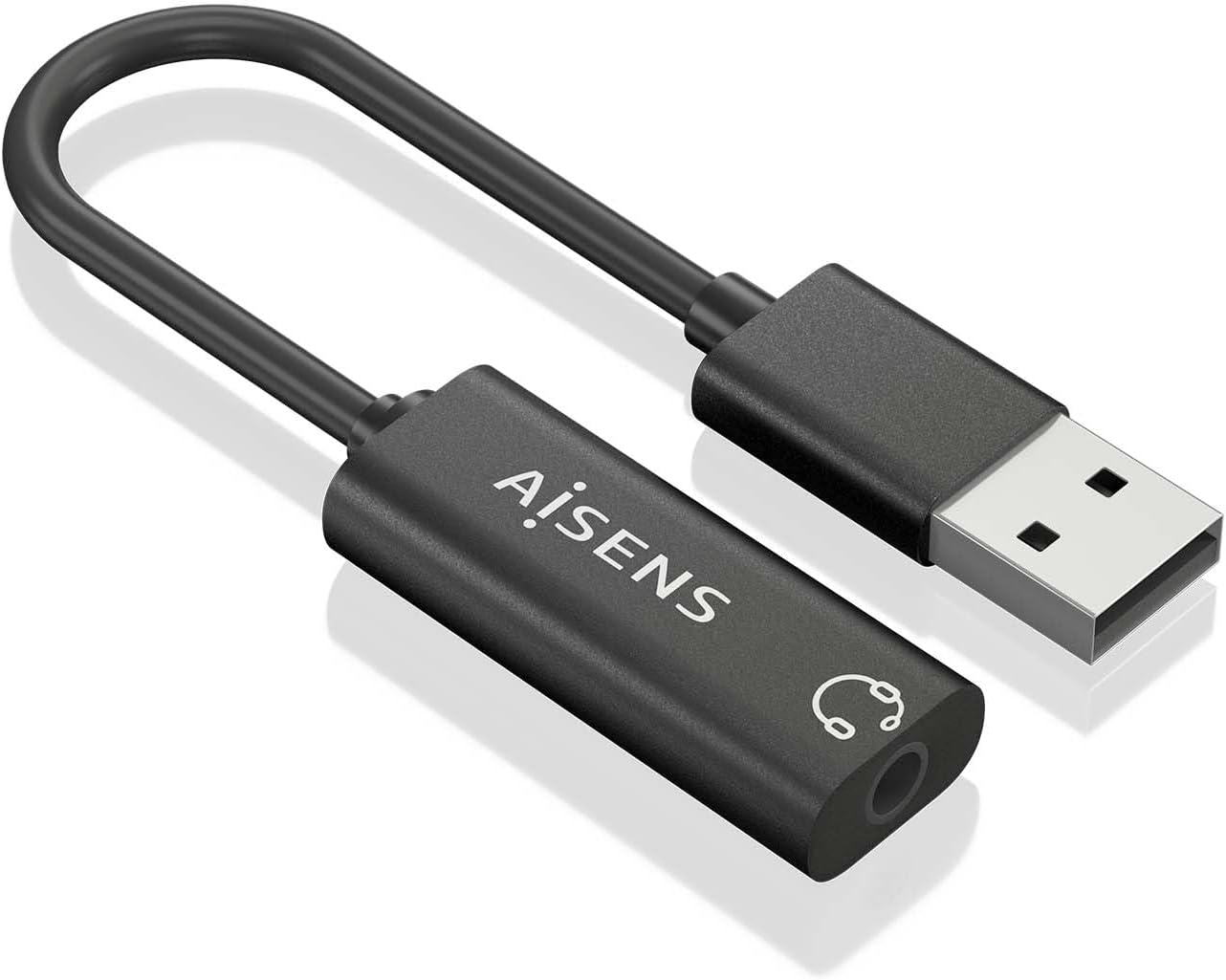 Placa de Som Aisens A106-0770/ USB Macho - Jack 3.5 Fêmea - Imagem 2