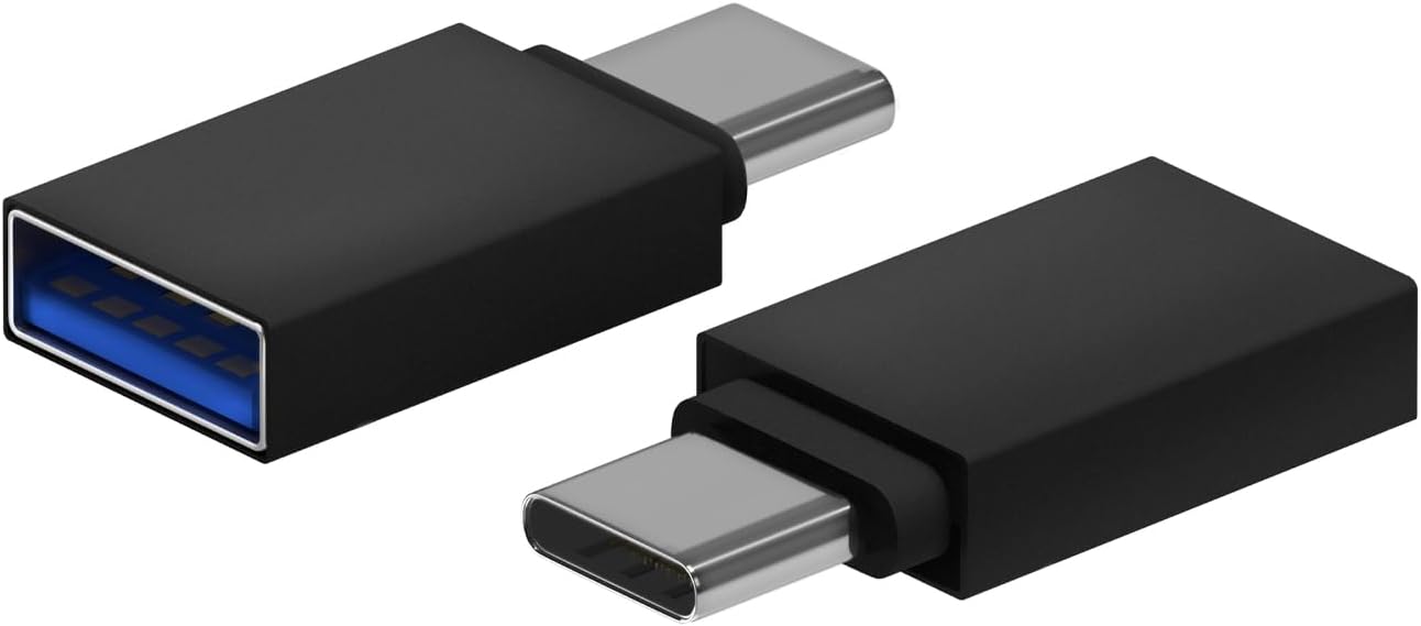 Adaptador USB 3.2 Aisens A108-0717/ USB Fêmea - USB Tipo-C Macho/ Preto