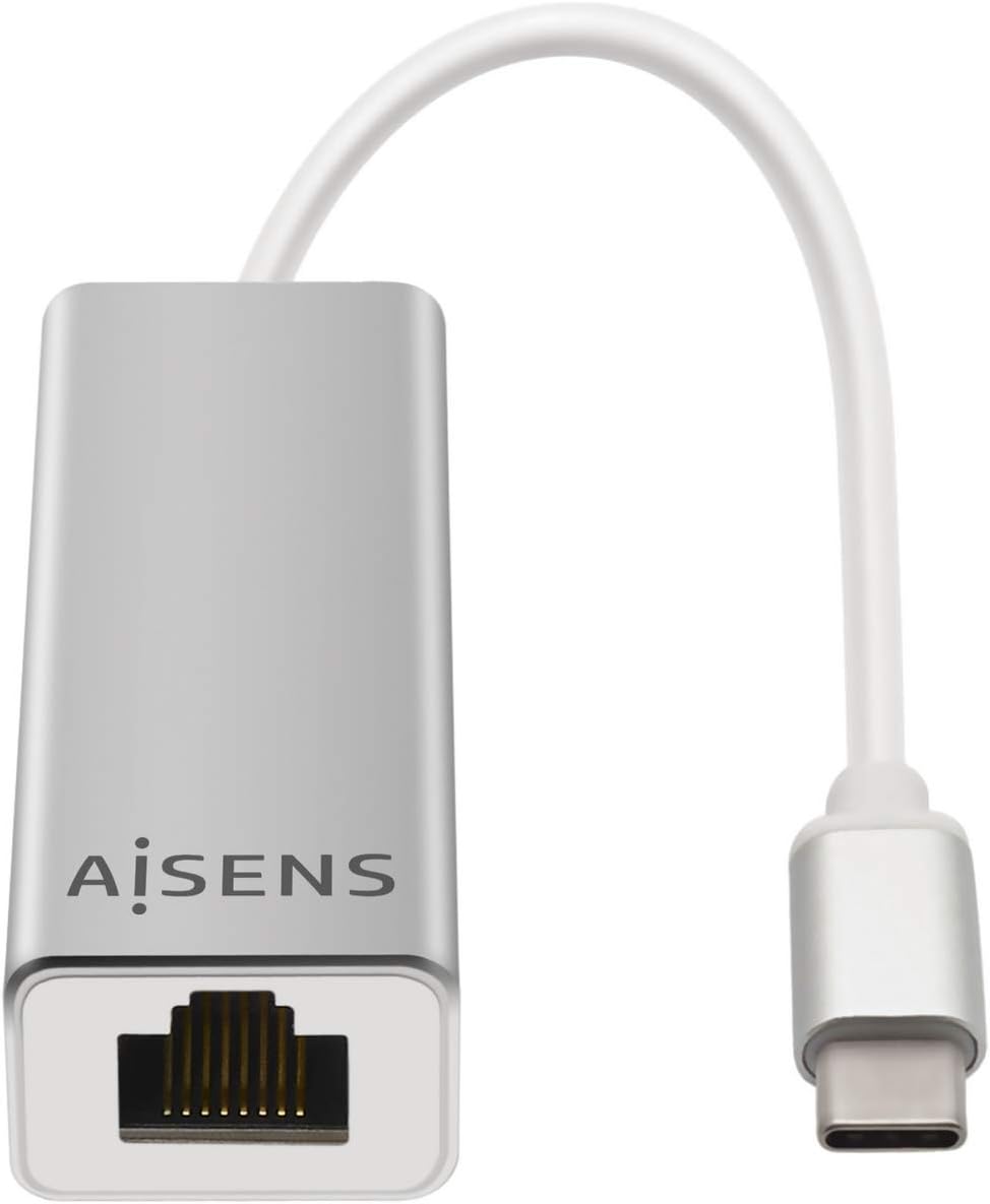 Adaptador USB Tipo-C - RJ45 Aisens A109-0341/ 1000Mbps - Imagem 2