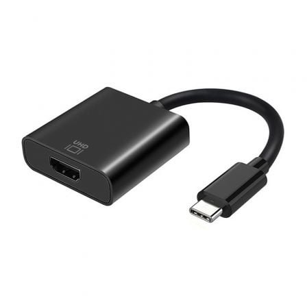 Conversor HDMI 4K 60Hz Aisens A109-0344/ HDMI Fêmea - USB Tipo-C Macho/ 15cm/ Preto