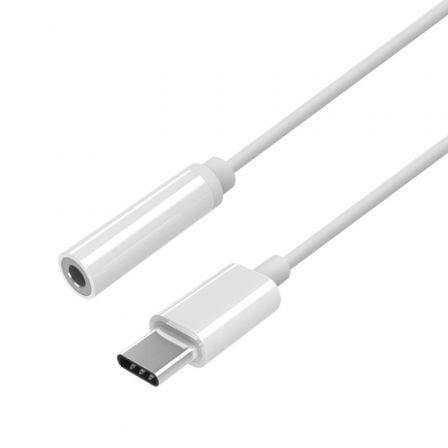 Conversor USB Tipo-C Aisens A109-0384/ USB Tipo-C Macho - Jack 3.5 Fêmea