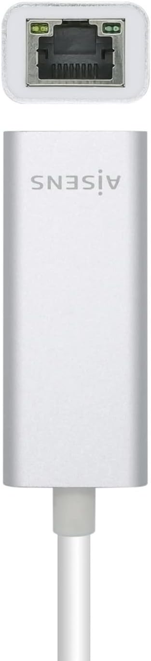 Adaptador USB Tipo-C - RJ45 Aisens A109-0505/ 1000Mbps - Imagem 2