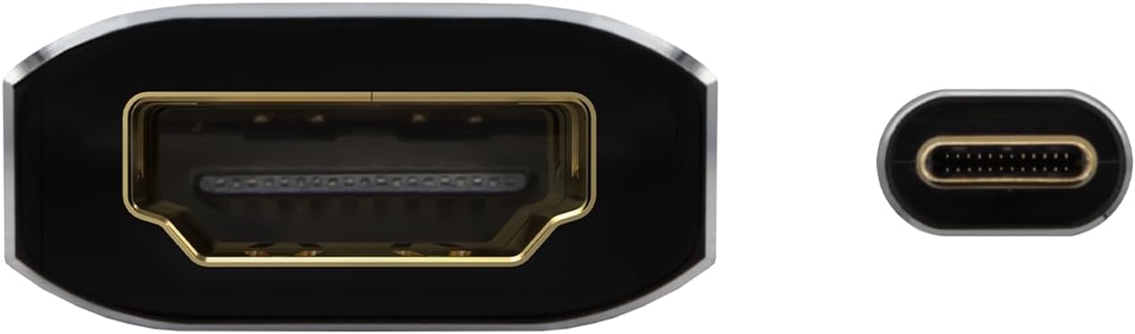 Conversor HDMI 4K 60Hz Aisens A109-0683/ HDMI Fêmea - USB Tipo-C Macho/ 15cm/ Cinzento - Imagem 3