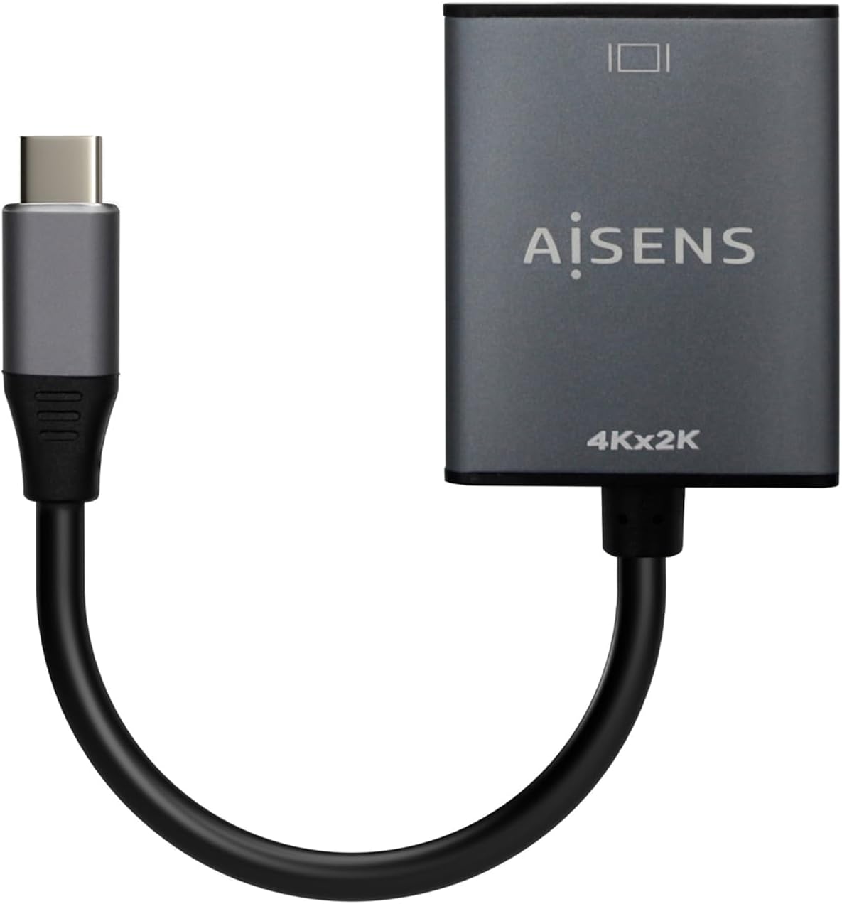 Conversor HDMI 4K 30Hz Aisens A109-0685/ HDMI Fêmea - USB Tipo-C Macho/ 15cm/ Cinzento - Imagem 2