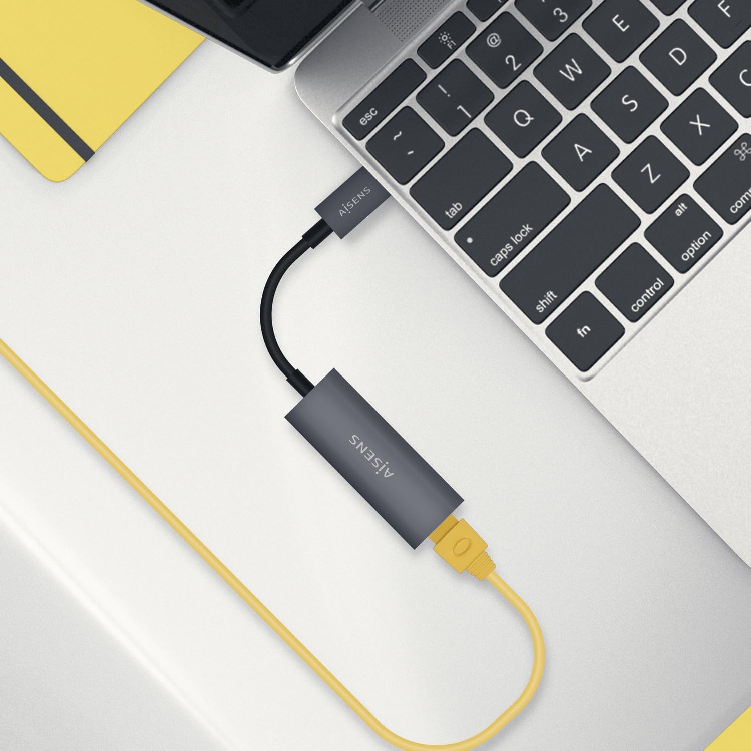 Adaptador USB Tipo-C - RJ45 Aisens A109-0709/ 1000Mbps - Imagem 5
