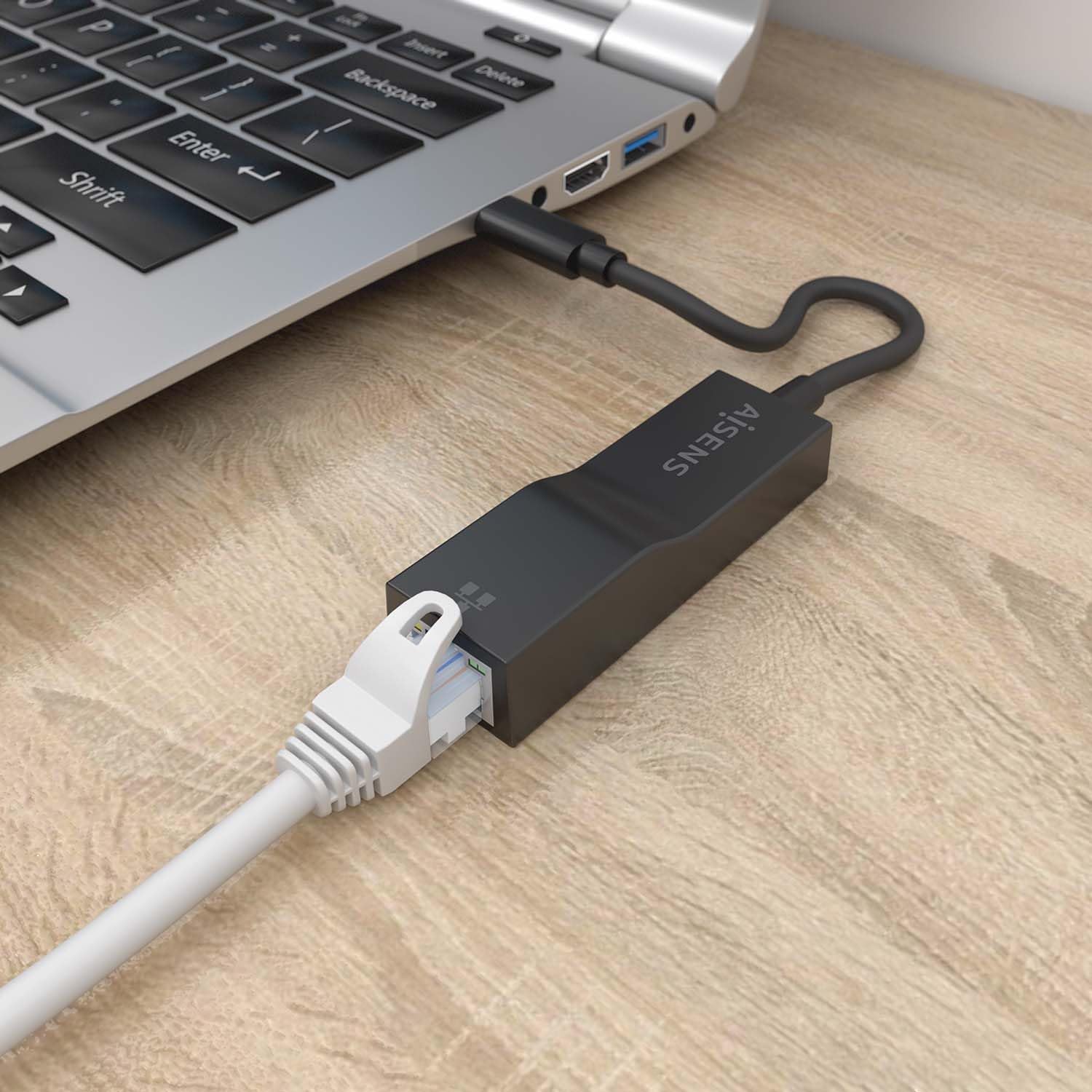 Adaptador USB Tipo-C - RJ45 Aisens A106-0765/ 1000Mbps - Imagem 5