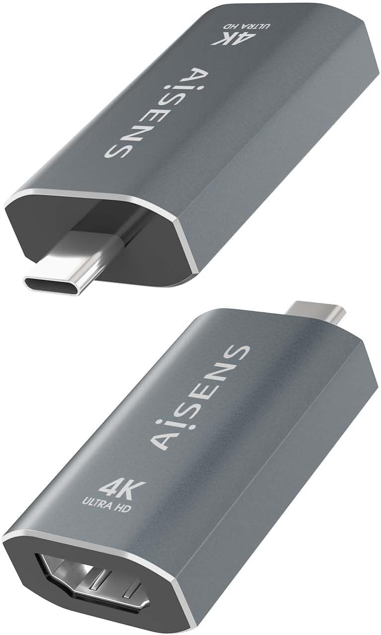 Adaptador USB Tipo-C Aisens A109-0862/ USB Tipo-C Macho/ HDMI 4K Fêmea - Imagem 3