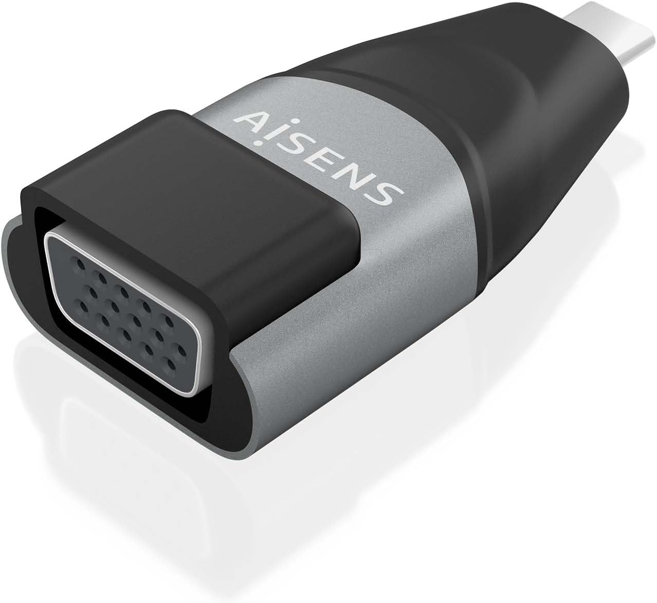 Adaptador USB Tipo-C Aisens A109-0863/ USB Tipo-C Macho/ VGA Fêmea - Imagem 2