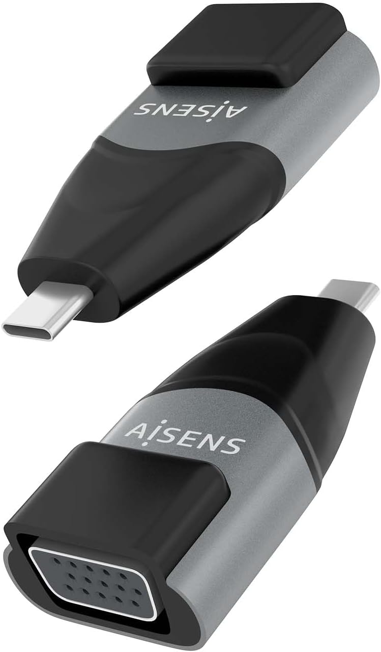 Adaptador USB Tipo-C Aisens A109-0863/ USB Tipo-C Macho/ VGA Fêmea - Imagem 3
