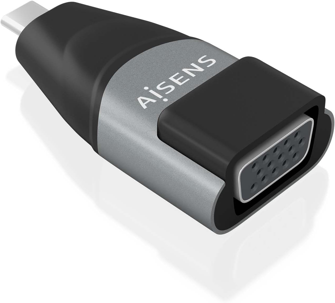 Adaptador USB Tipo-C Aisens A109-0863/ USB Tipo-C Macho/ VGA Fêmea - Imagem 1