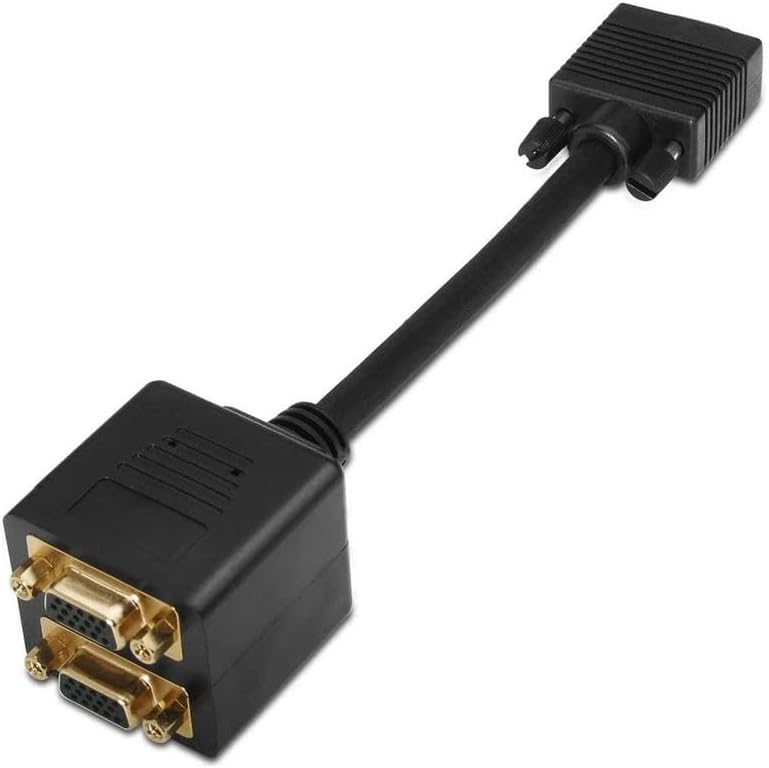 Duplicador SVGA Aisens A113-0080/ VGA Macho - 2x VGA Fêmea - Imagem 3