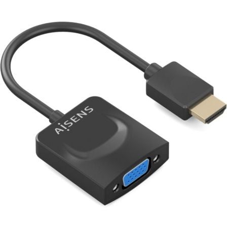 Conversor Aisens A122-0947/ HDMI Macho - SVGA Fêmea/ 15cm/ Preto - Imagem 1