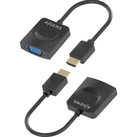 Conversor Aisens A122-0947/ HDMI Macho - SVGA Fêmea/ 15cm/ Preto - Imagem 3